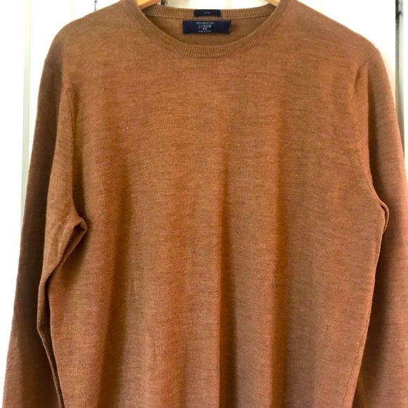 100% Merino Wool Men’s Brown Sweater - J.Crew - Picture 2 of 6